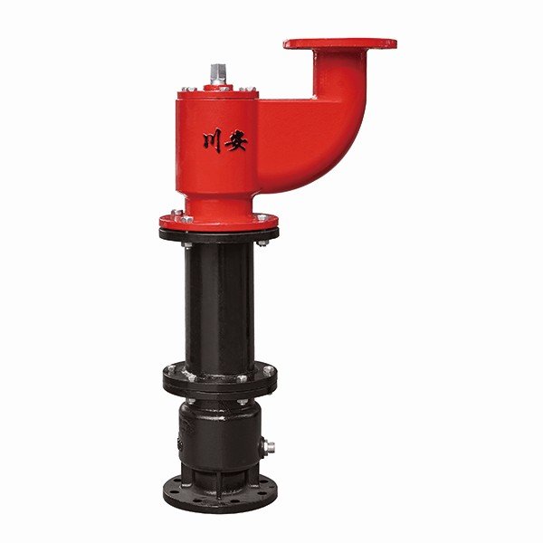 自泄式消防炮座